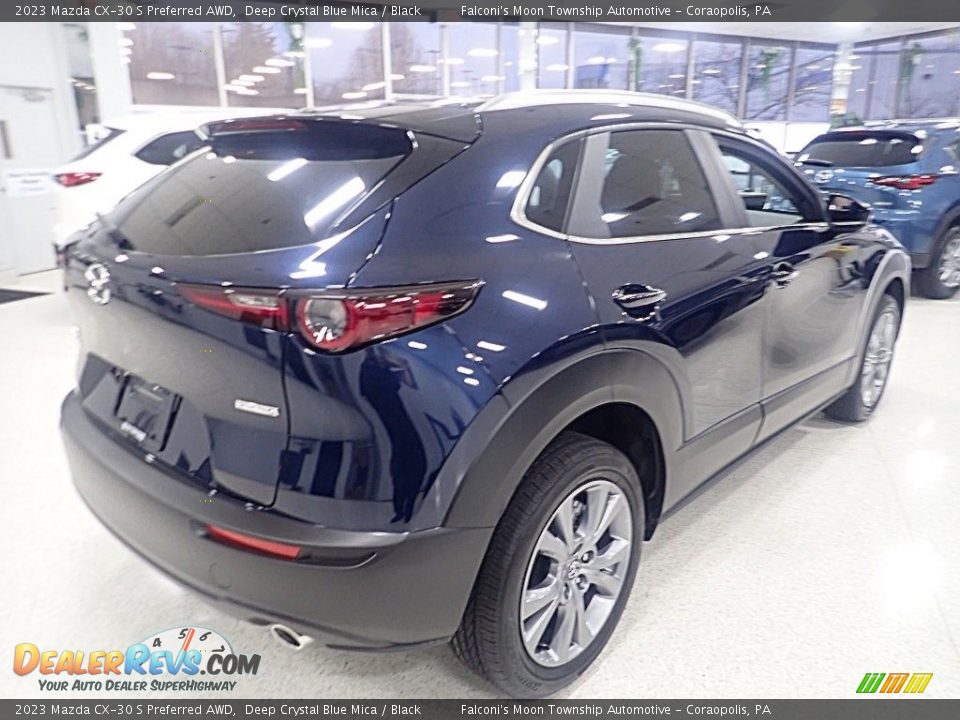 2023 Mazda CX-30 S Preferred AWD Deep Crystal Blue Mica / Black Photo #2