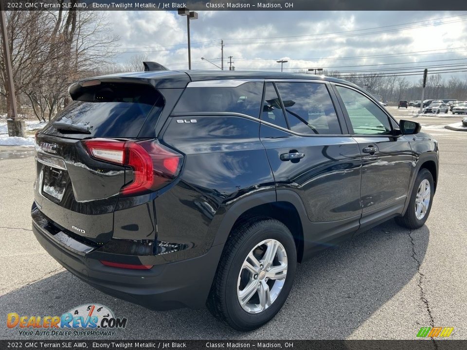 2022 GMC Terrain SLE AWD Ebony Twilight Metallic / Jet Black Photo #3