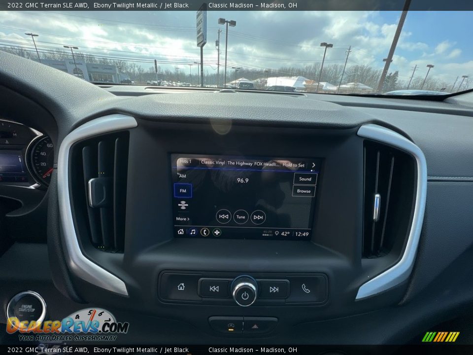 2022 GMC Terrain SLE AWD Ebony Twilight Metallic / Jet Black Photo #11