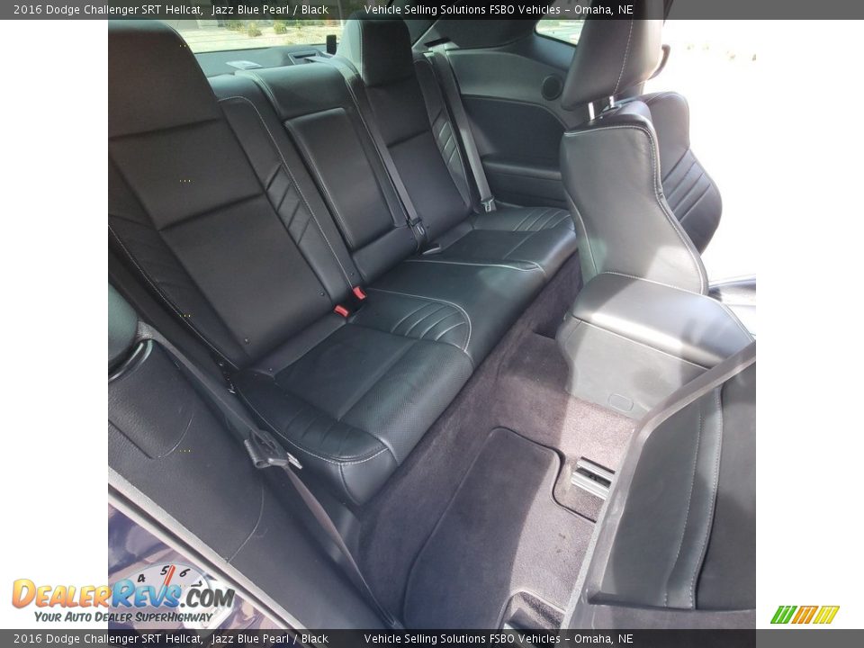 Rear Seat of 2016 Dodge Challenger SRT Hellcat Photo #6