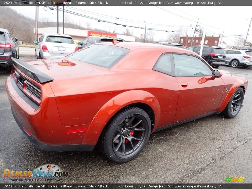 2023 Dodge Challenger SRT Hellcat JailBreak Sinamon Stick / Black Photo #6