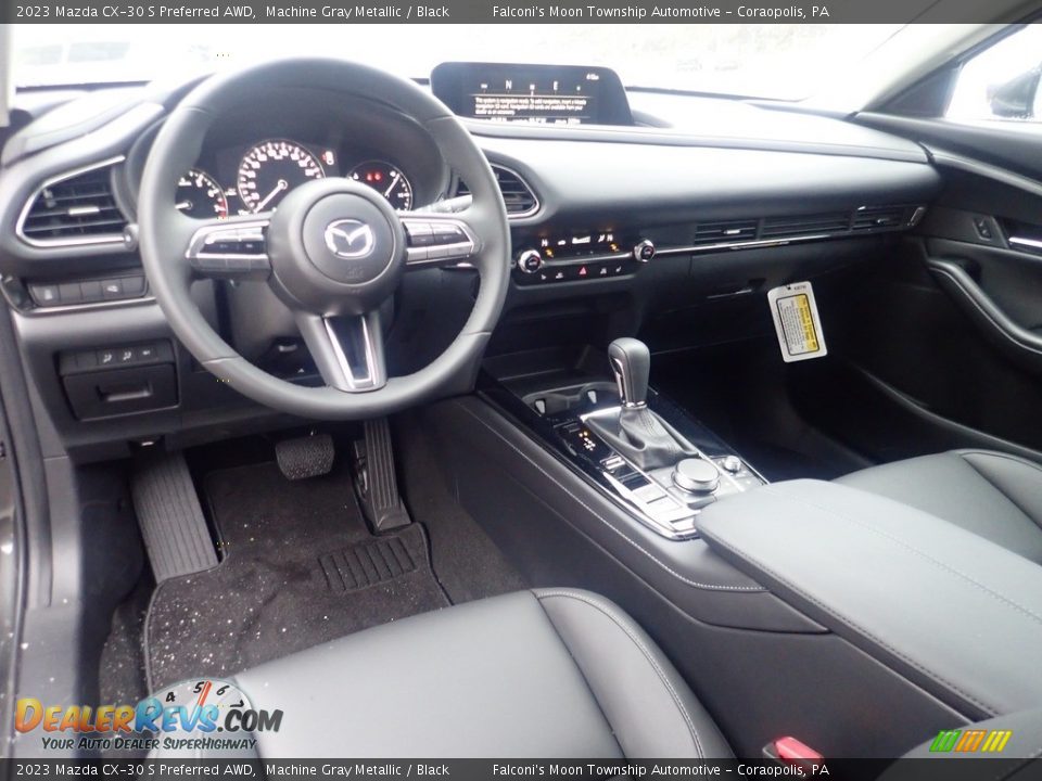 Black Interior - 2023 Mazda CX-30 S Preferred AWD Photo #13