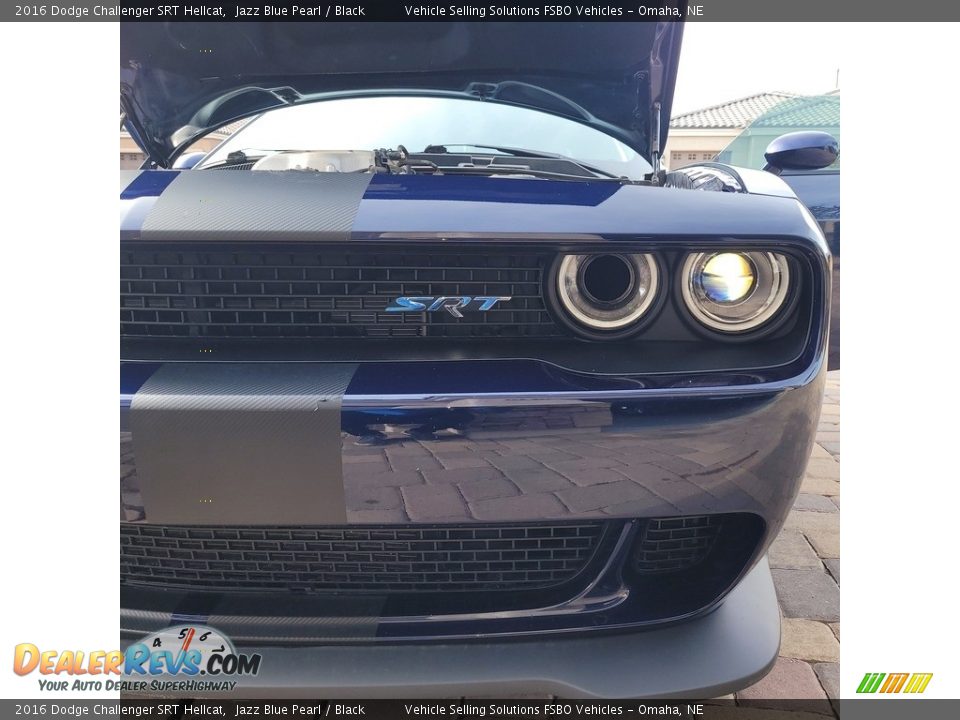 2016 Dodge Challenger SRT Hellcat Jazz Blue Pearl / Black Photo #8