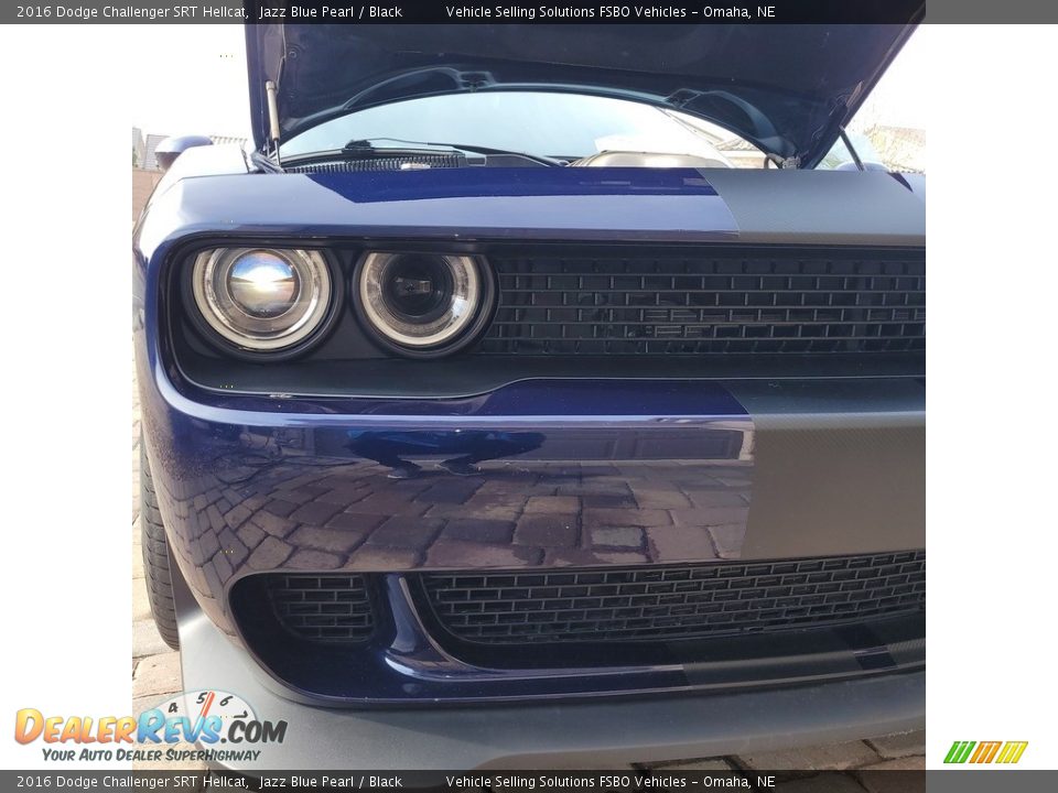 2016 Dodge Challenger SRT Hellcat Jazz Blue Pearl / Black Photo #13