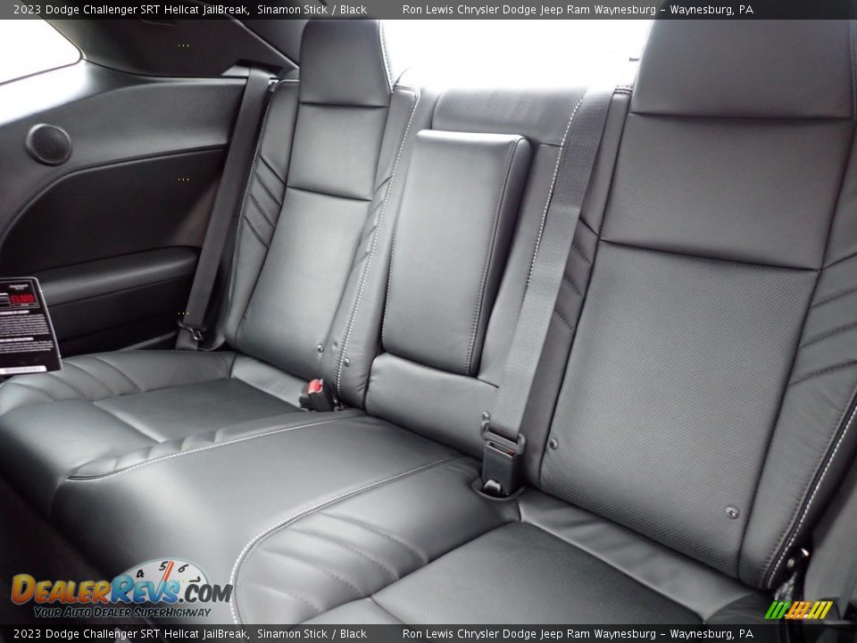 Rear Seat of 2023 Dodge Challenger SRT Hellcat JailBreak Photo #12