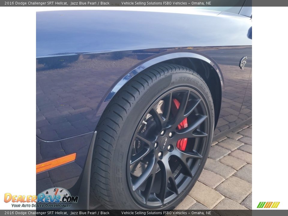 2016 Dodge Challenger SRT Hellcat Jazz Blue Pearl / Black Photo #16