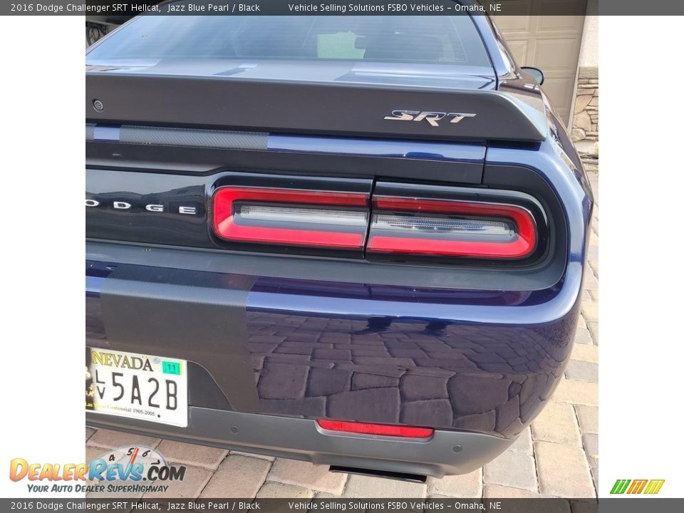 2016 Dodge Challenger SRT Hellcat Jazz Blue Pearl / Black Photo #23