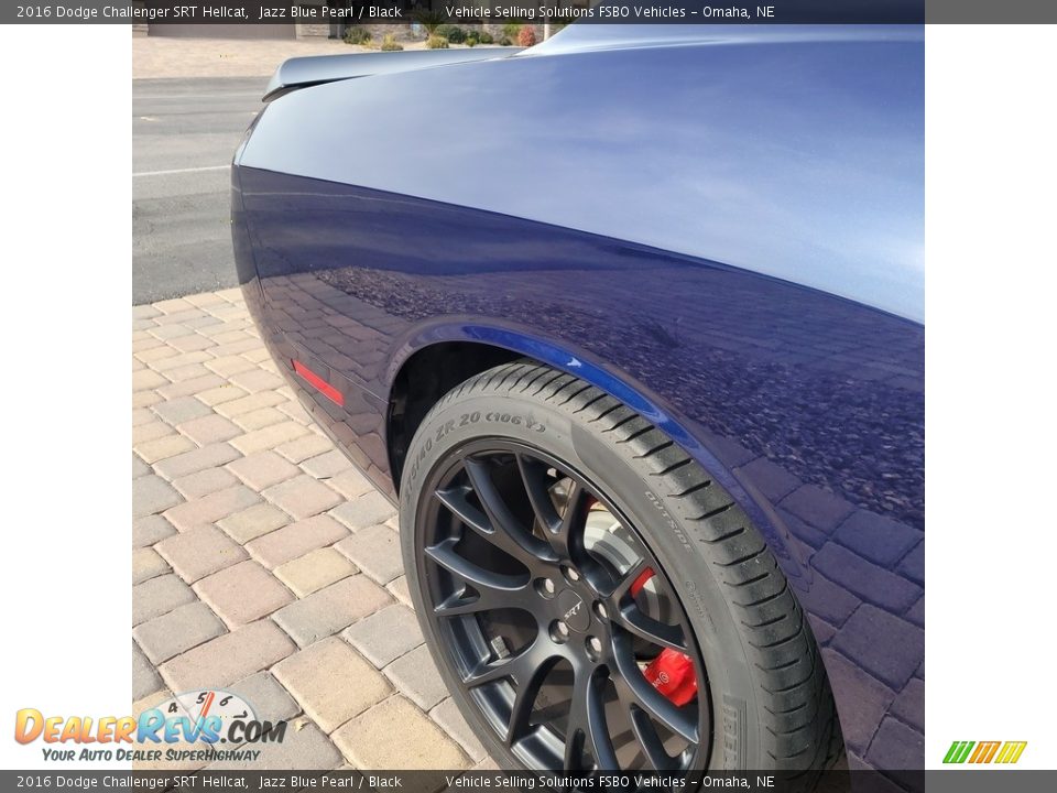 2016 Dodge Challenger SRT Hellcat Jazz Blue Pearl / Black Photo #27