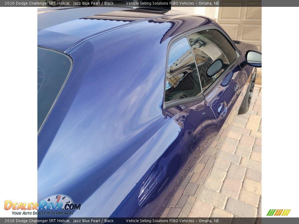 2016 Dodge Challenger SRT Hellcat Jazz Blue Pearl / Black Photo #28