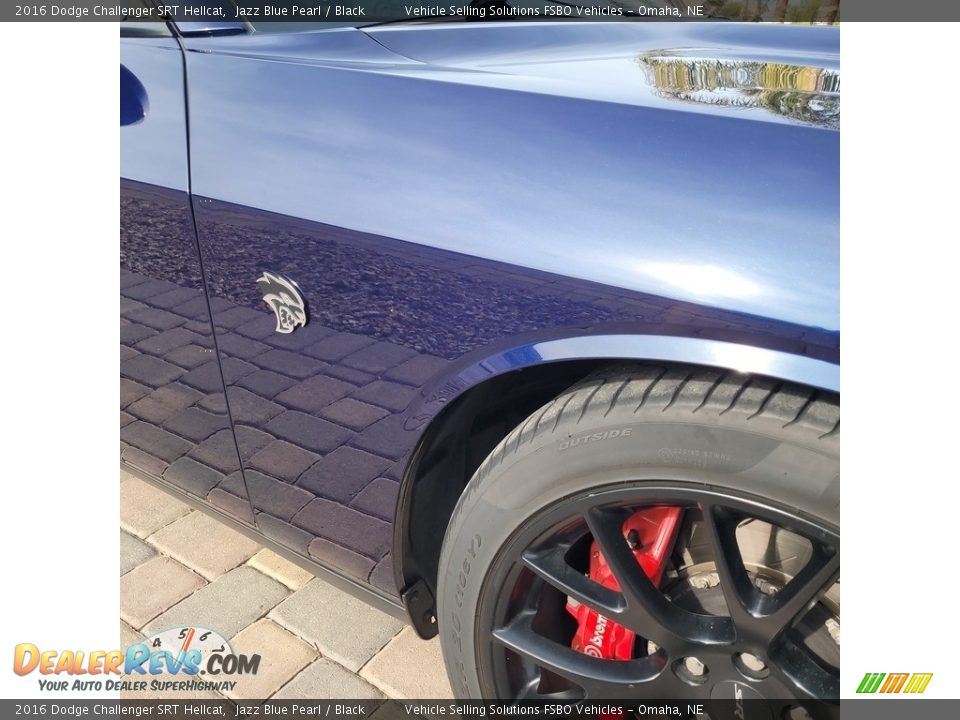 2016 Dodge Challenger SRT Hellcat Jazz Blue Pearl / Black Photo #29