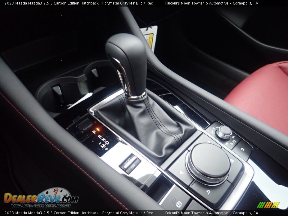 2023 Mazda Mazda3 2.5 S Carbon Edition Hatchback Polymetal Gray Metallic / Red Photo #16