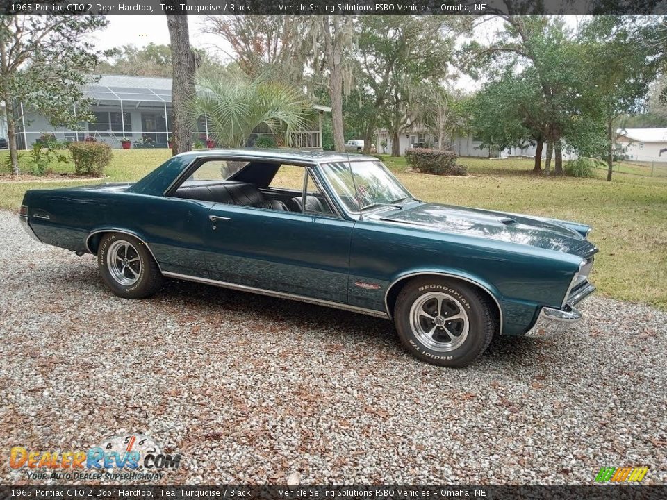 Teal Turquoise 1965 Pontiac GTO 2 Door Hardtop Photo #2