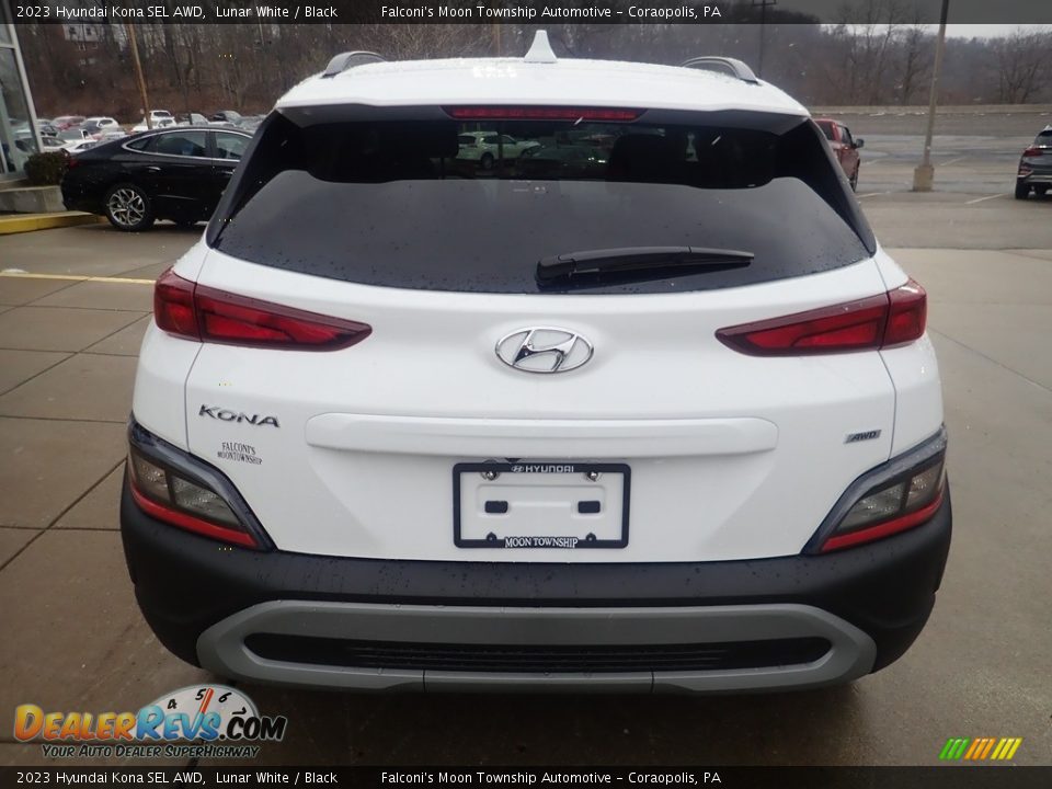 2023 Hyundai Kona SEL AWD Lunar White / Black Photo #3