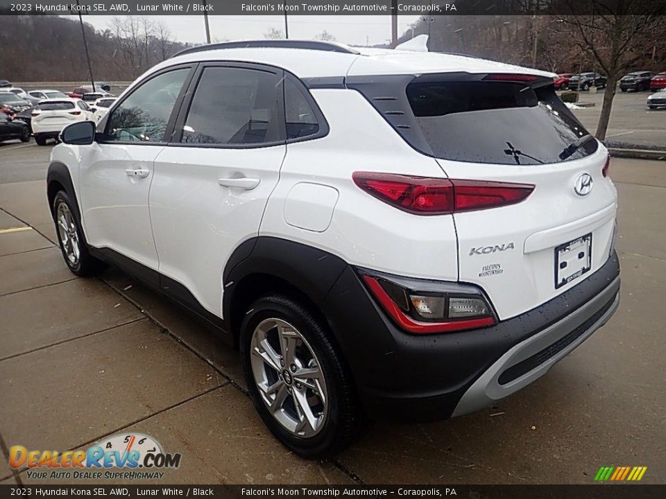 2023 Hyundai Kona SEL AWD Lunar White / Black Photo #5