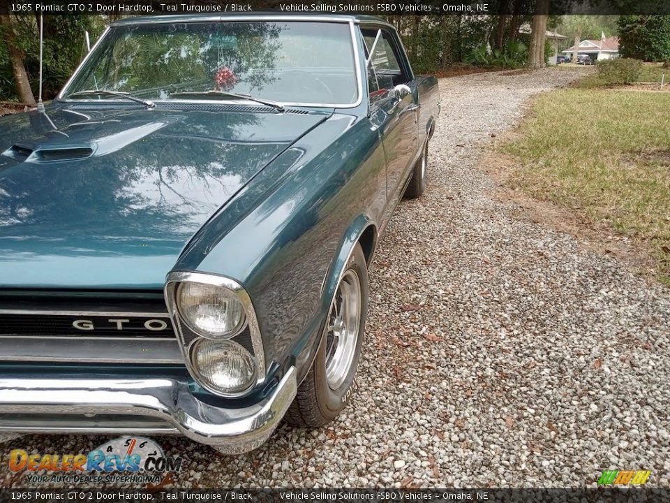 1965 Pontiac GTO 2 Door Hardtop Teal Turquoise / Black Photo #5