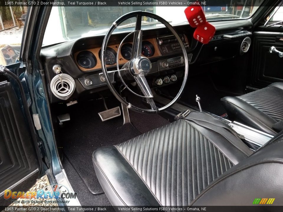 Black Interior - 1965 Pontiac GTO 2 Door Hardtop Photo #8