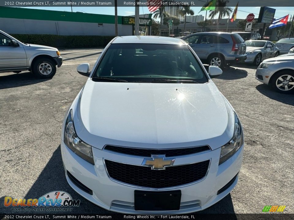 2012 Chevrolet Cruze LT Summit White / Medium Titanium Photo #2