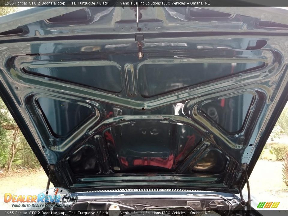1965 Pontiac GTO 2 Door Hardtop Teal Turquoise / Black Photo #17