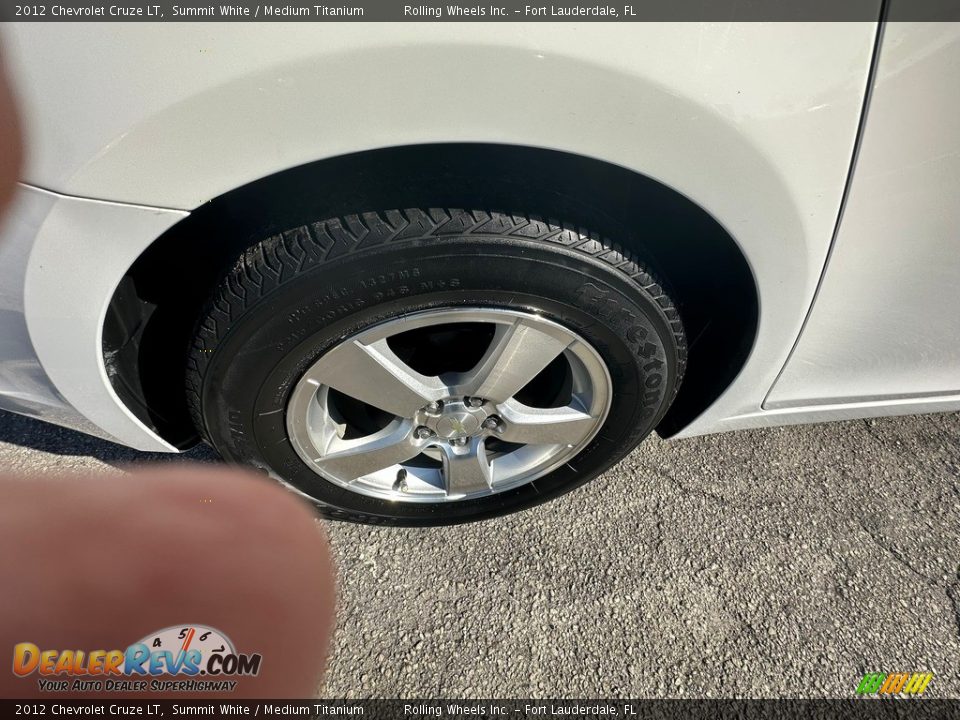 2012 Chevrolet Cruze LT Summit White / Medium Titanium Photo #8