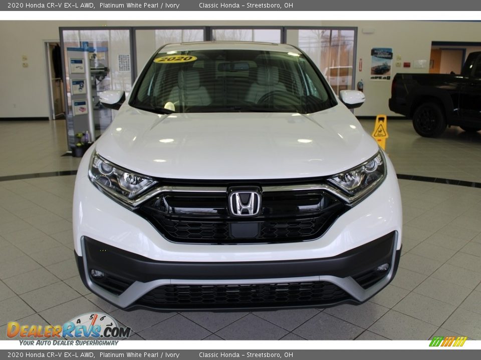2020 Honda CR-V EX-L AWD Platinum White Pearl / Ivory Photo #2