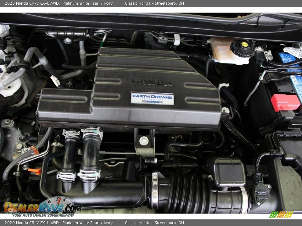 2020 Honda CR-V EX-L AWD Platinum White Pearl / Ivory Photo #3