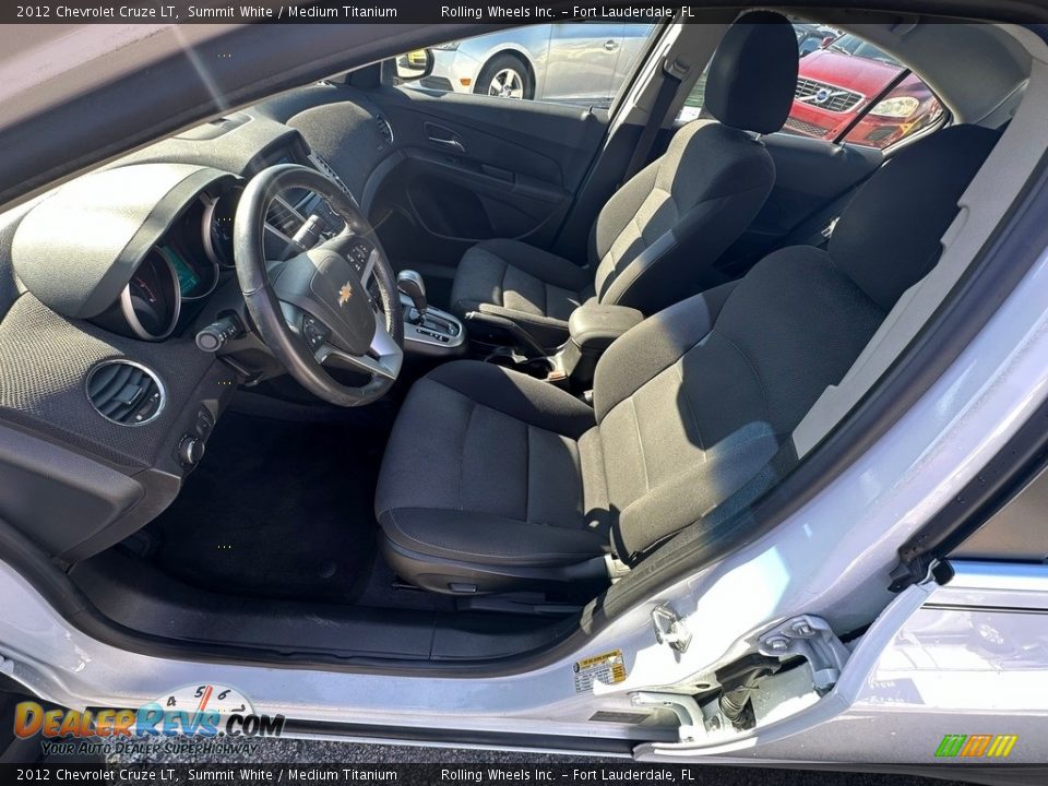 2012 Chevrolet Cruze LT Summit White / Medium Titanium Photo #10