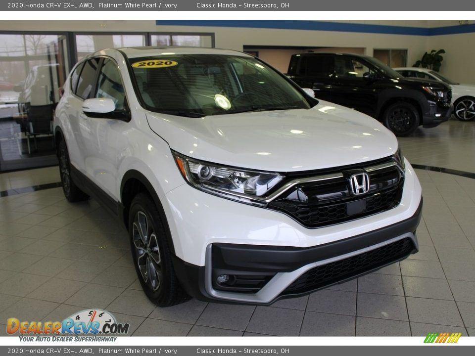 2020 Honda CR-V EX-L AWD Platinum White Pearl / Ivory Photo #4
