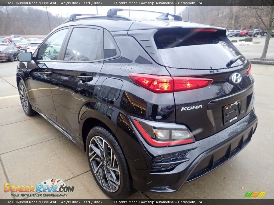 2023 Hyundai Kona N Line AWD Abyss Black Pearl / Black Photo #5