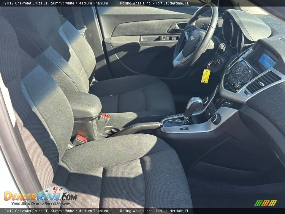 2012 Chevrolet Cruze LT Summit White / Medium Titanium Photo #11
