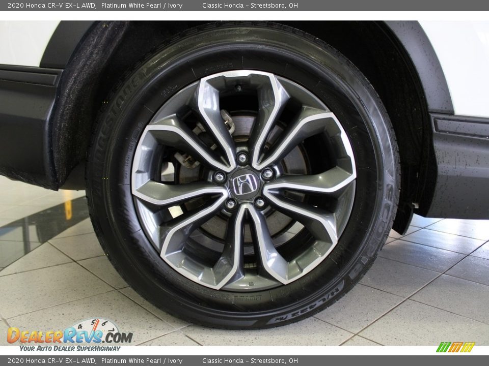2020 Honda CR-V EX-L AWD Platinum White Pearl / Ivory Photo #7