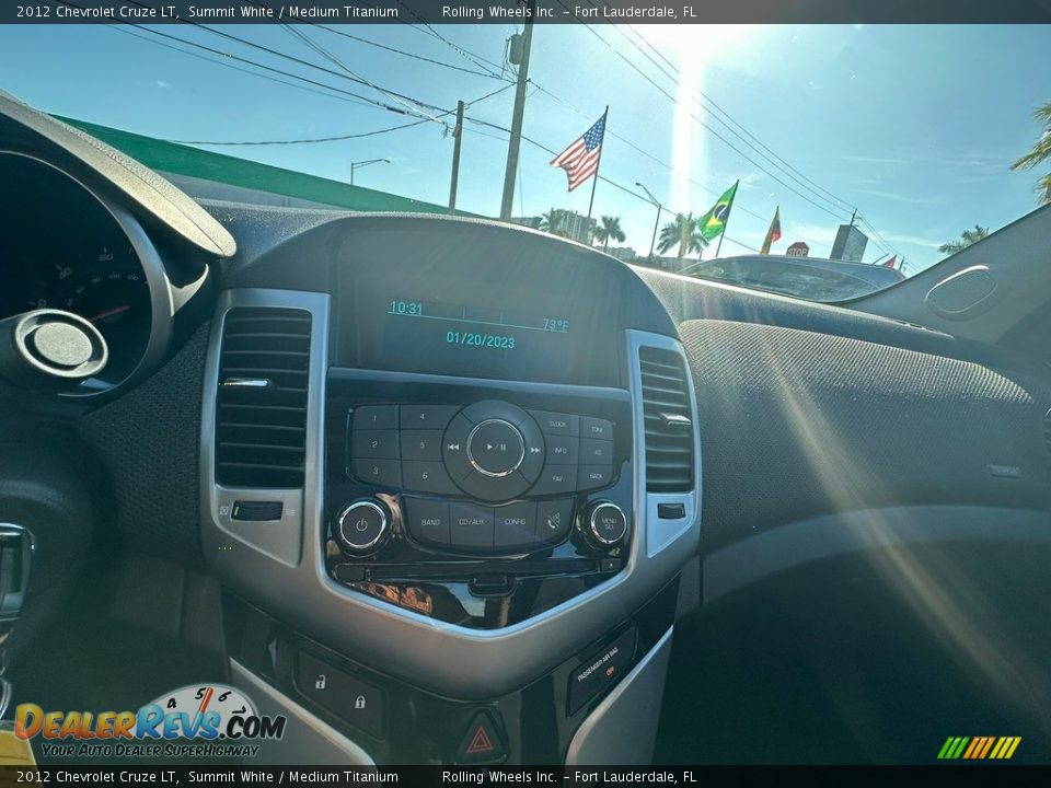 2012 Chevrolet Cruze LT Summit White / Medium Titanium Photo #13