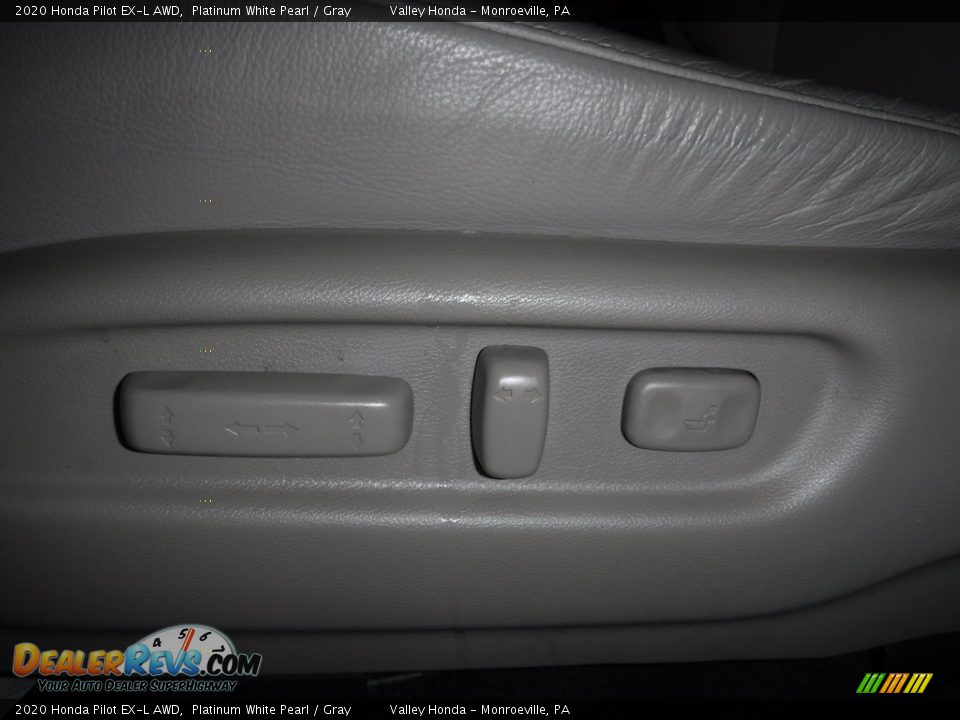 2020 Honda Pilot EX-L AWD Platinum White Pearl / Gray Photo #13