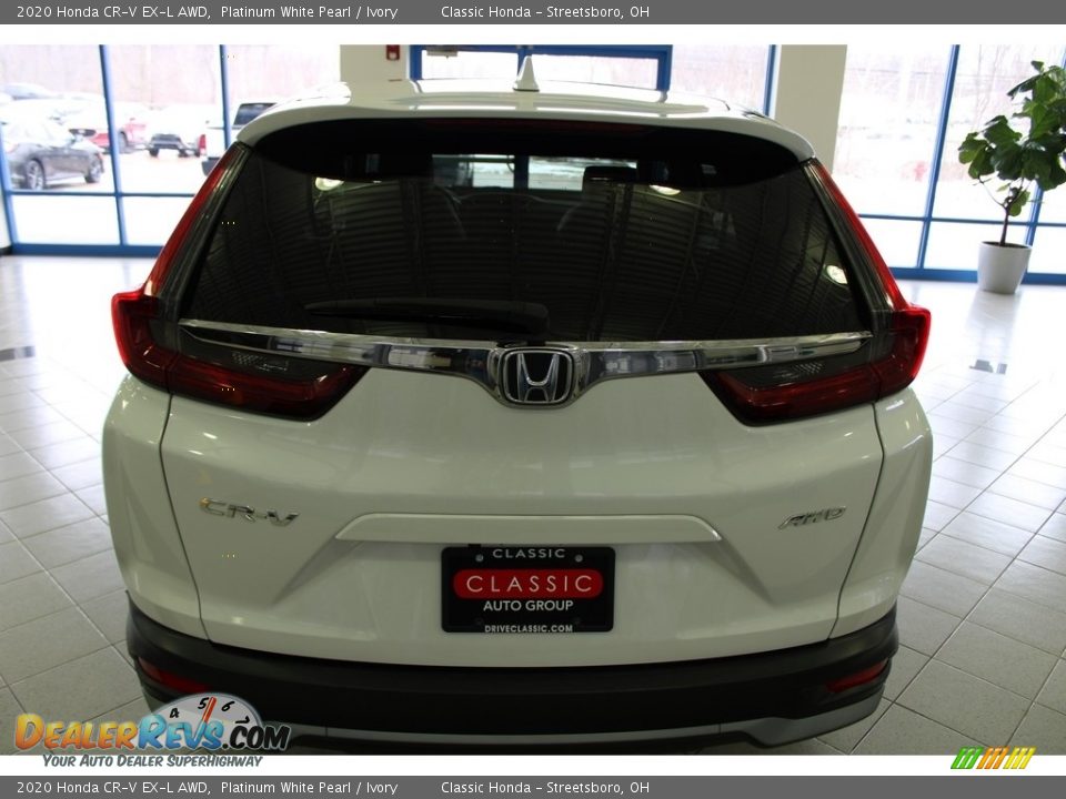 2020 Honda CR-V EX-L AWD Platinum White Pearl / Ivory Photo #9