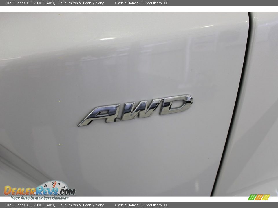 2020 Honda CR-V EX-L AWD Platinum White Pearl / Ivory Photo #10