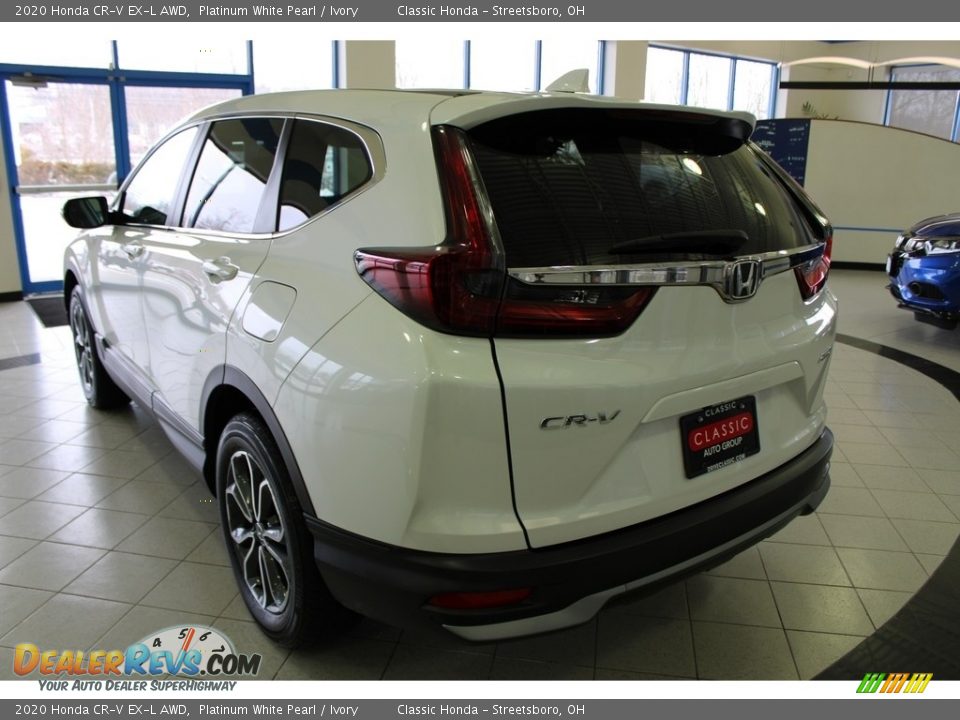 2020 Honda CR-V EX-L AWD Platinum White Pearl / Ivory Photo #11