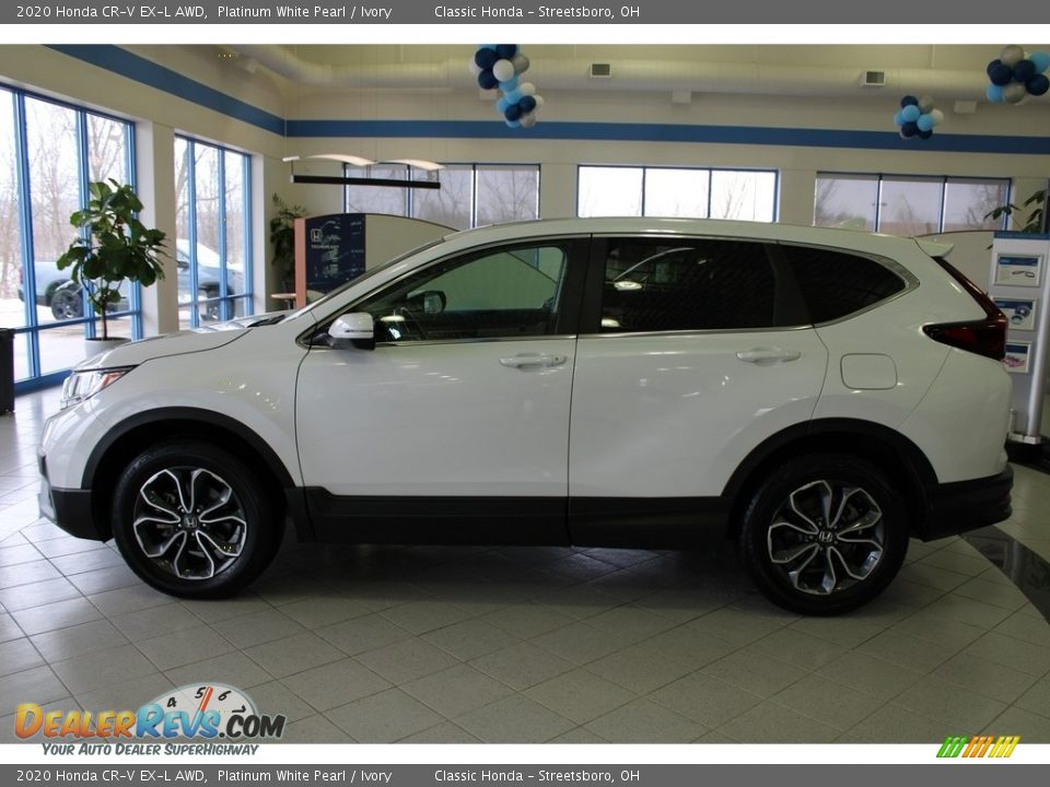 2020 Honda CR-V EX-L AWD Platinum White Pearl / Ivory Photo #13