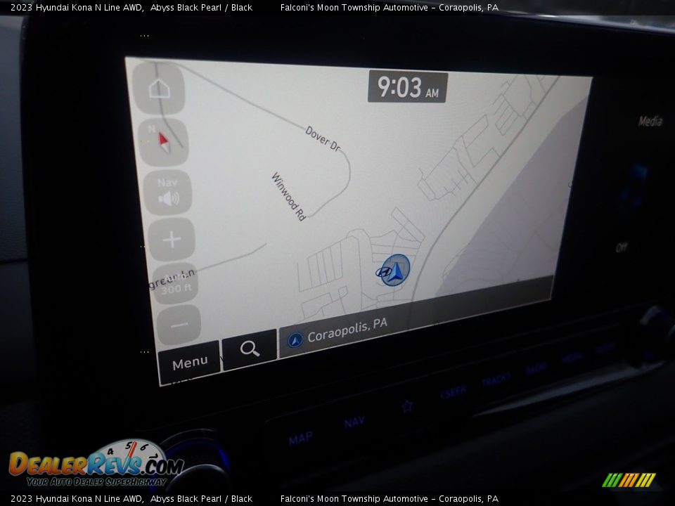Navigation of 2023 Hyundai Kona N Line AWD Photo #16
