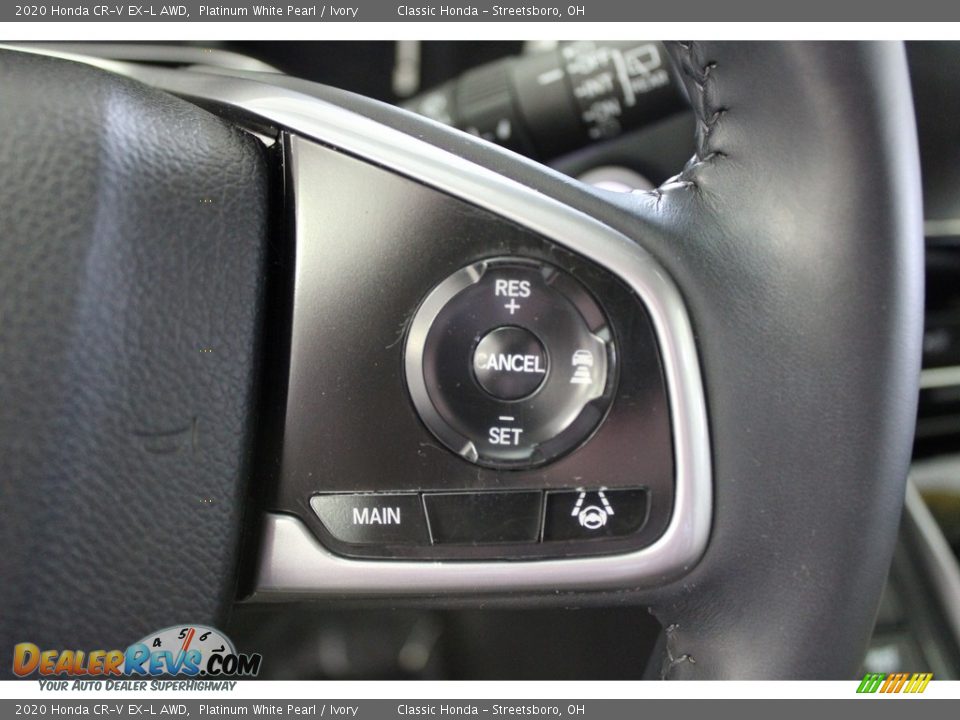 2020 Honda CR-V EX-L AWD Platinum White Pearl / Ivory Photo #20