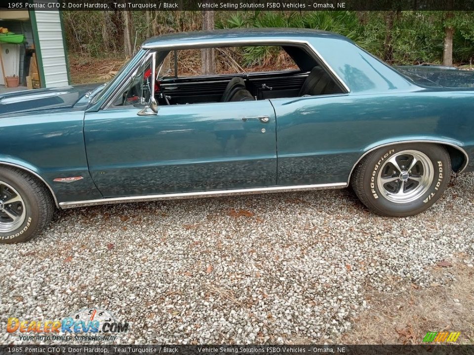 1965 Pontiac GTO 2 Door Hardtop Teal Turquoise / Black Photo #36