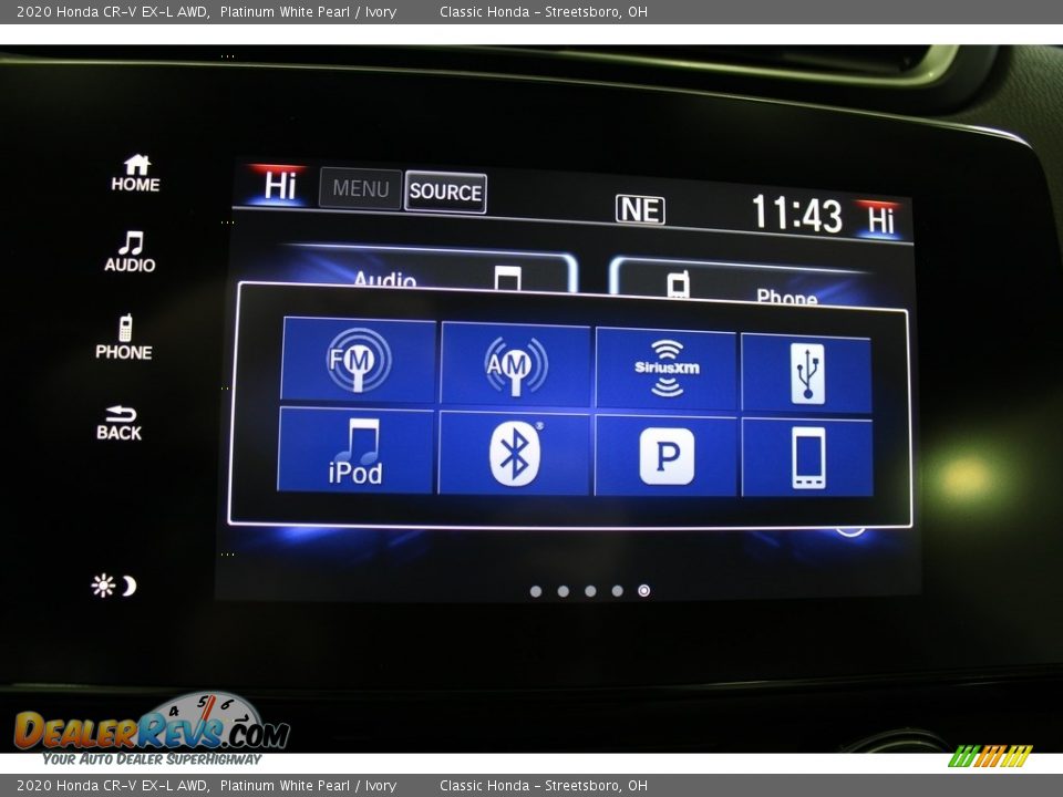 2020 Honda CR-V EX-L AWD Platinum White Pearl / Ivory Photo #25