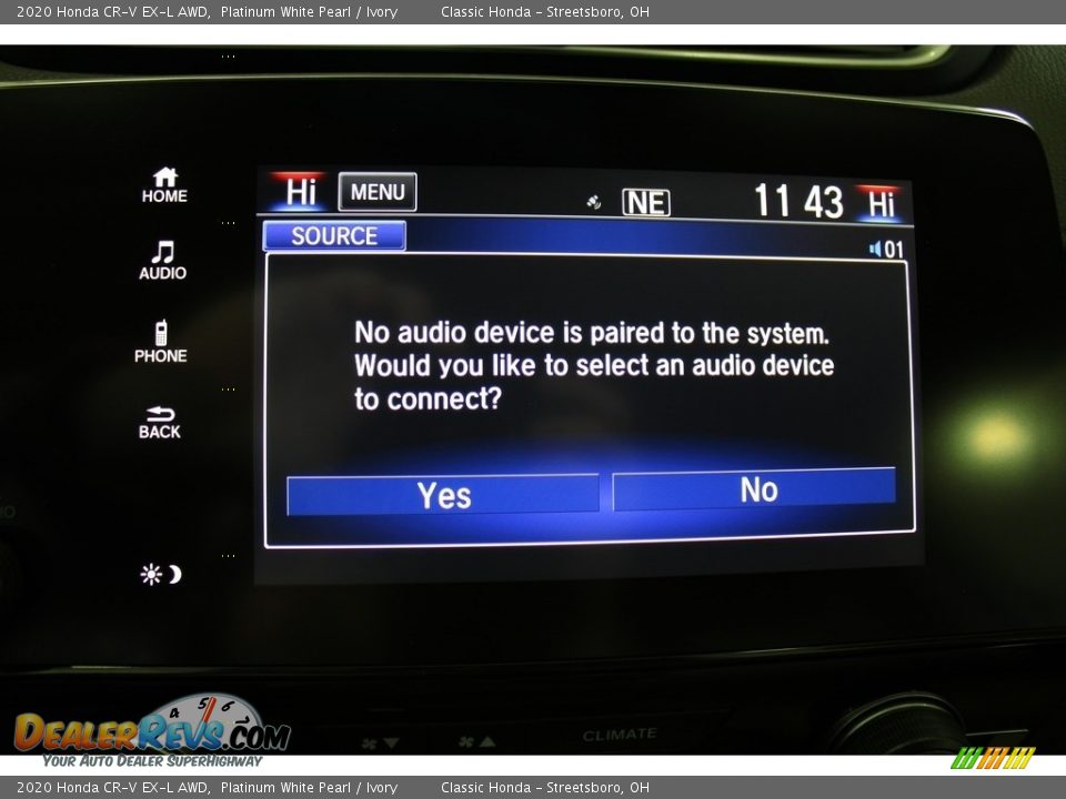 2020 Honda CR-V EX-L AWD Platinum White Pearl / Ivory Photo #26