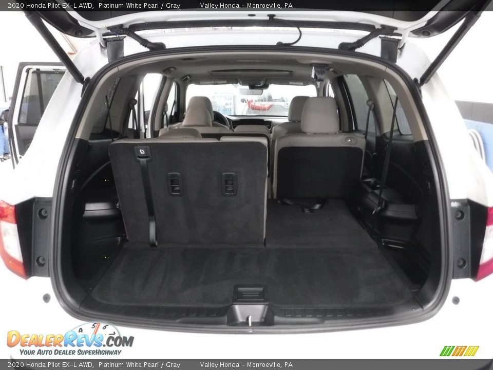 2020 Honda Pilot EX-L AWD Platinum White Pearl / Gray Photo #31