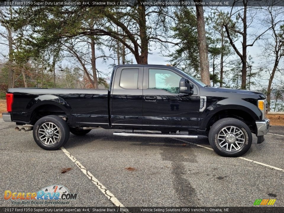 Shadow Black 2017 Ford F350 Super Duty Lariat SuperCab 4x4 Photo #14