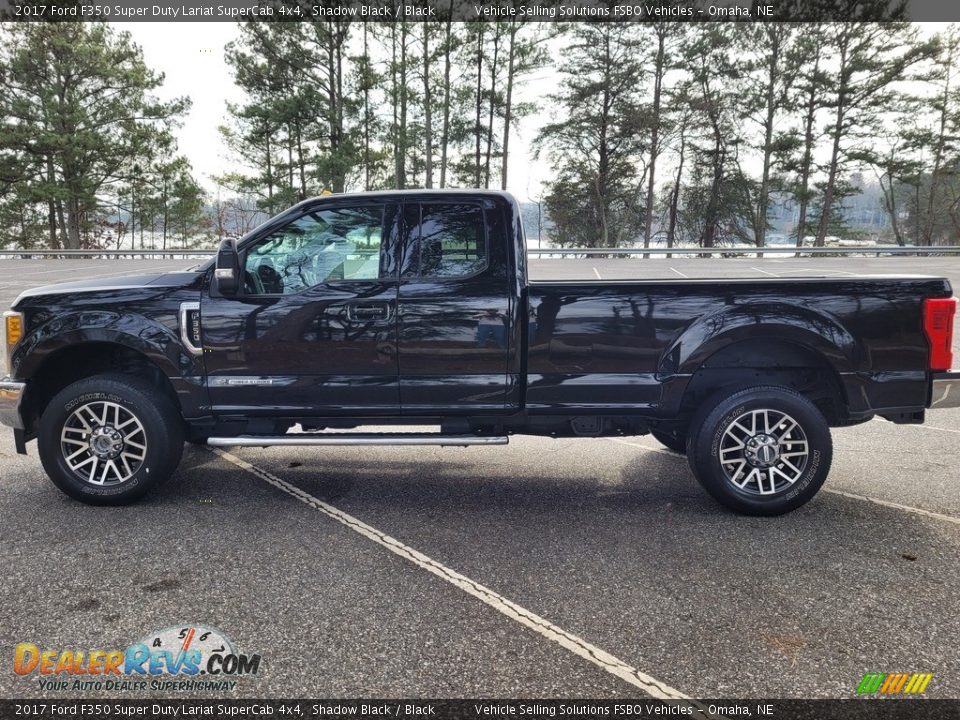 2017 Ford F350 Super Duty Lariat SuperCab 4x4 Shadow Black / Black Photo #18