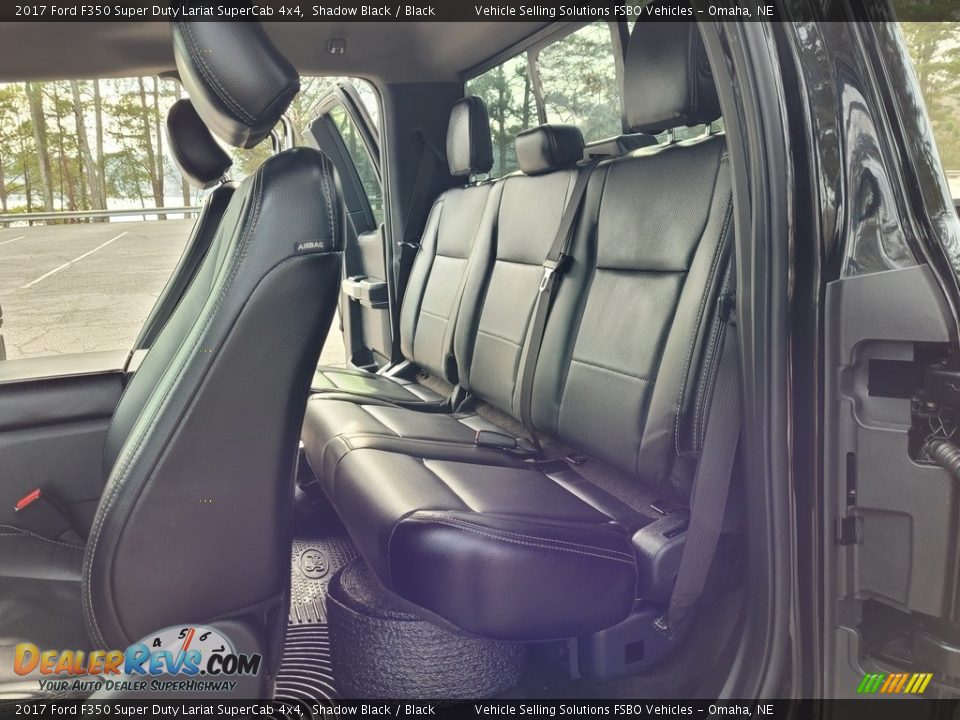 Rear Seat of 2017 Ford F350 Super Duty Lariat SuperCab 4x4 Photo #19