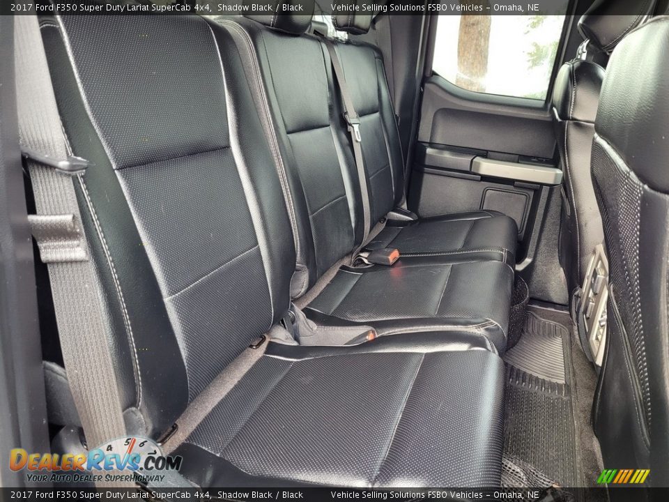 Rear Seat of 2017 Ford F350 Super Duty Lariat SuperCab 4x4 Photo #20