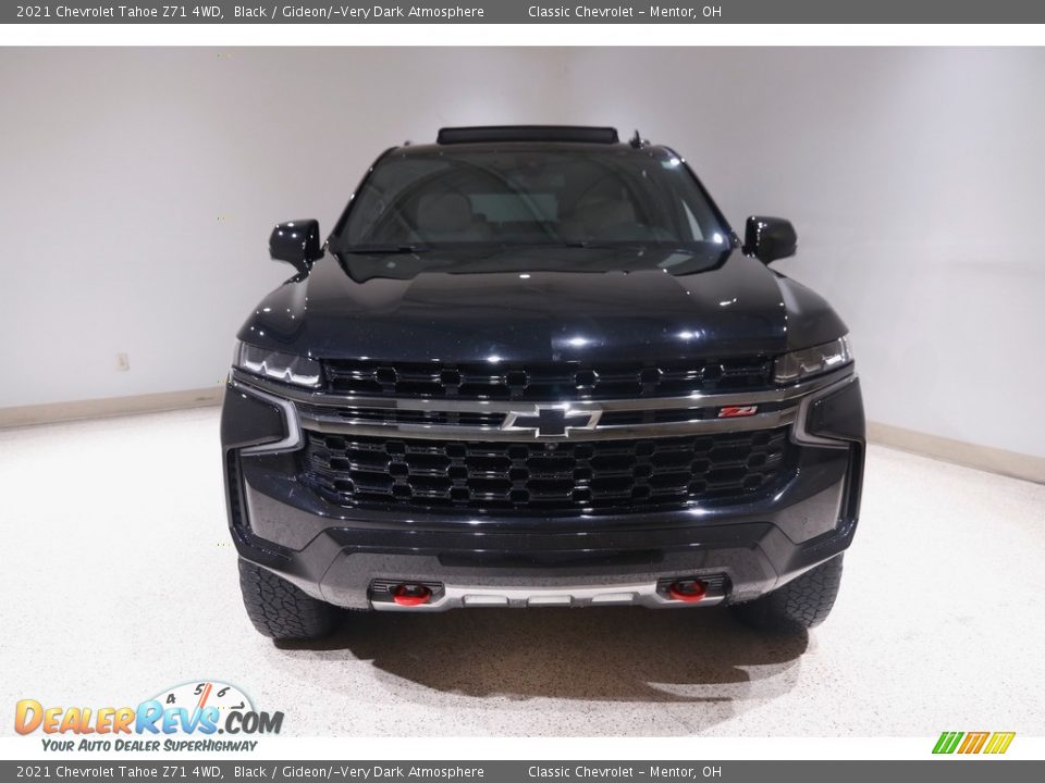 2021 Chevrolet Tahoe Z71 4WD Black / Gideon/­Very Dark Atmosphere Photo #2
