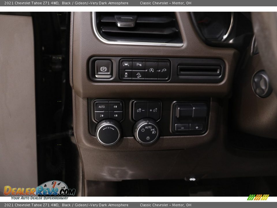 2021 Chevrolet Tahoe Z71 4WD Black / Gideon/­Very Dark Atmosphere Photo #6