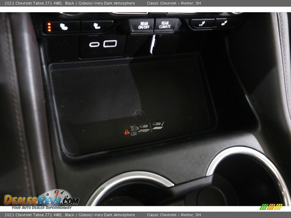 2021 Chevrolet Tahoe Z71 4WD Black / Gideon/­Very Dark Atmosphere Photo #17