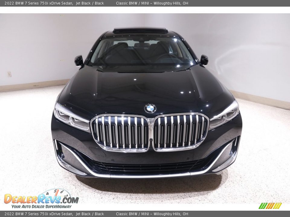 2022 BMW 7 Series 750i xDrive Sedan Jet Black / Black Photo #2